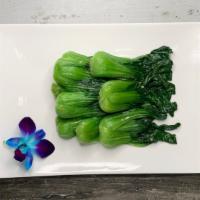 Baby Bok Choy In Garlic Sauce · Vegetarian. Stir-fried in a garlic and light sauce in the tendered-crisp texture Shanghai bo...