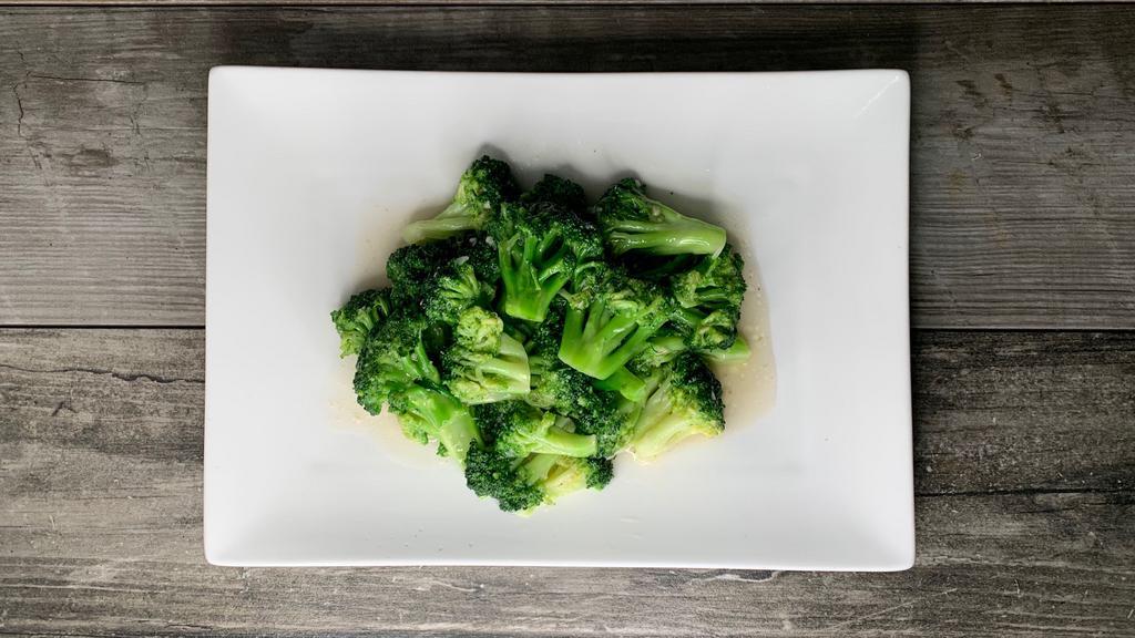 Broccoli In Garlic Sauce · Vegetarian. Stir-fried in a garlic sauce.