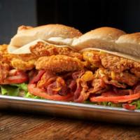 Killer Bee · Crispy chicken cutlet, bacon, provolone cheese, mixed lettuce, tomatoes & honey mustard sauce.