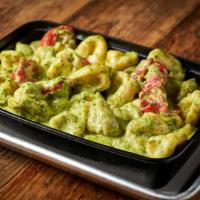 Tortellini Pesto · Cheese Tortellini, Your Choice of Sauce and Grated Cheese.