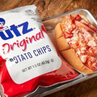 Classic Cold Lobster Roll (7 Oz) With Utz Chips · Chunks of fresh lobster meat & mayo on a grilled new England style hot dog roll, served with...