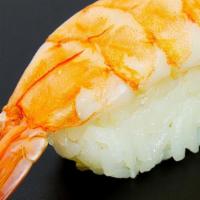 Ebi (Shrimp) · Nigiri - 2pc - Seasoned Shrimp over Rice
Sashimi - 3pc - Just Seasoned Shrimp