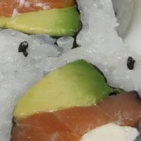 Delphia · 6pc Sushi Roll with Smoked Salmon with Cream Cheese and Cucumber