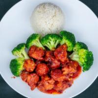 General Tso'S Chicken · Served with thai jasmine rice. fried rice for an additional charge.