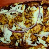 Bbq Chicken · Sweet & Bold BBQ Sauce, Mozzarella, Chicken, Red Onion.