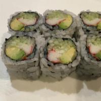 California Roll · Crab stick, avocado, and cucumber. Add seaweed, soy paper, brown rice for an additional char...