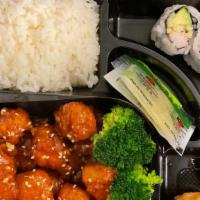 Sweet Chili Chicken (Bento) · Crispy Fried White Meat Chicken with Chef ‘s Special Sweet Chili Sauce.