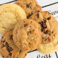 Cookies · chocolate chunk, oatmeal raisin, sugar