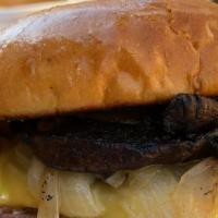 Rook Burger With Fries · Rook Burger with Fries		
Beyond Meat 4oz Patty, Grilled Portobello Mushroom, Golden Onion, D...