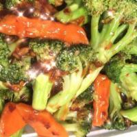 Broccoli With Garlic Sauce鱼香芥兰 · Spicy. Served with white rice. Spicy.