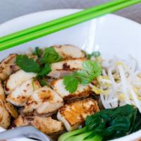 Street Noodle · Top seller. Rice noodles, Thai chicken, bok choy, and cilantro.