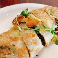 Beef Scallion Pancake Roll · Chef's recommendation. Must try!