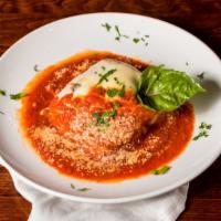 Meat Lasagna · Baked to perfection in our homemade meat sauce with mozzarella cheese.