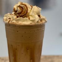Espresso · Coffee ice cream blended with real espresso powder and topped with coffee syrup