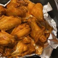 Buffalo Chicken Wings Dinner Plate · Fresh chicken wings.