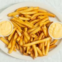Cheese Fries · Served WITH 2 SIDES of Cheese Wiz