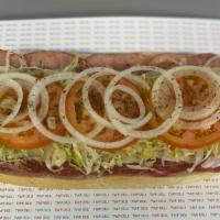 Italian Special Hoagie · Genoa salami, hot capicola and provolone cheese topped with prosciutto.