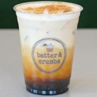 Iced Chai Latte · Green tea infused with cinnamon, clove, orange blossom and ginger combined with oat milk. Se...