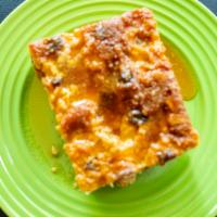 Bread Pudding · A caramelized bread pudding.