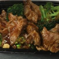 Beef With Broccoli · All come with pork fried rice or white rice.