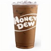 Mocha Iced Cappuccino · Espresso with milk, blended with iced hot chocolate and served over ice. Default is medium.