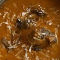 Goat Korma · A mughlai delight cardamoms flavored sweet and spicy curried bone-in goat in cream, cashews ...