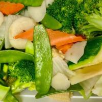 Steamed Mixed Vegetables · 