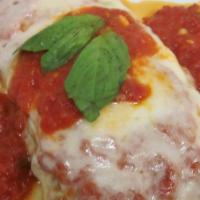 Meat Lasagna  · ground beef, marinara, ricotta and mozzarella cheeses NO SUBSTITUTIONS