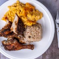 Jerk Chicken · A mixture of herbs spices and seasonings