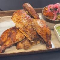 Whole Bird · Served with (2) Large Sides & (2) 2oz Sauces