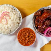 Pork Bbq Rib With Rice · 
