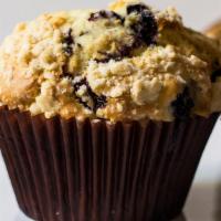 Muffin · Morning glory contains carrots, apples, pecans, walnuts and raisins. Blueberry muffin is dai...
