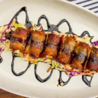Blind Dates · Dates, bacon, goat cheese, balsamic reduction