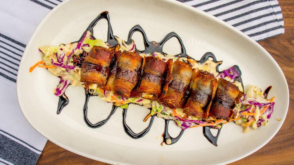 Blind Dates · Dates, bacon, goat cheese, balsamic reduction