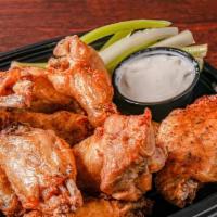 Chicken Wings · Served with Celery and Blue Cheese