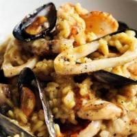Pescatore · A combination of mussels, clams, shrimp, calamari & lump crabmeat tossed in pasta and choice...