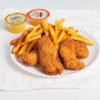 Chicken Finger Plate · Served with fries.
