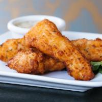 Chicken Fingers · With whole grain honey mustard.