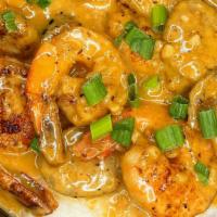 Shrimp And Grits · New Orleans style creole shrimp & grits. Includes chicken sausage.
