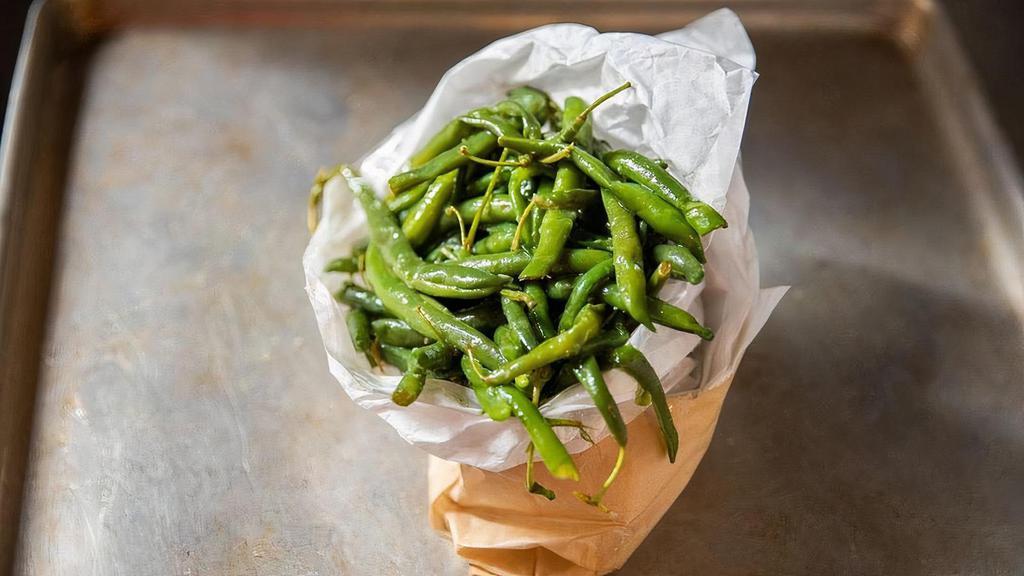 Bag Of Green Beans · Cold with olive oil, lemon, salt