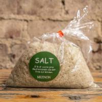 Sea Salt · Coarse grey Mediterranean sea salt, 1/2 lb