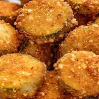 Fried Zucchini · Super crispy, deep fried to golden brown perfection.