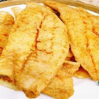 Whiting Only · Crispy fried whiting fillet. Served with choice of bread on the side. We fry in premium cano...