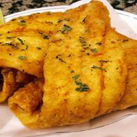 Flounder Only · Crispy fried flounder fillet. Served with choice of bread on the side. We fry in premium can...