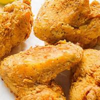 14 Chicken Wings With 3 Large Sides · Crispy and tender southern fried chicken wings, served with three large side dishes and choi...