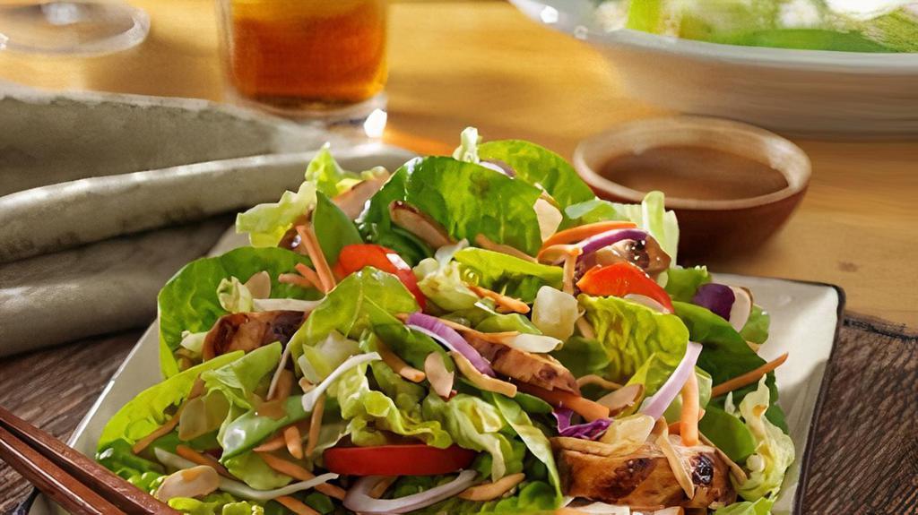Chicken Salad · Fresh and healthy garden salad, comes with dressing on the side. Served with grilled, crispy or.