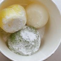 Mochi Ice Cream · Coffee vanilla green tea mango