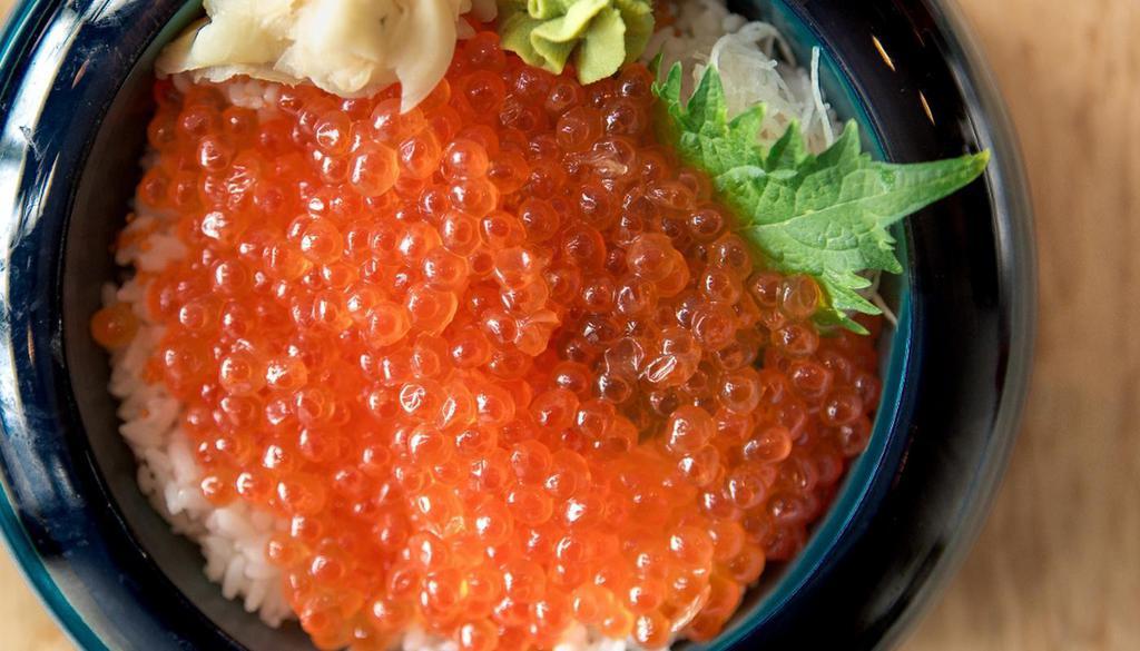 Ikura Don *(G) · Ikura (salmon roe) over a bed of sushi rice