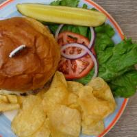 Classic American · American cheese, lettuce, tomato, and red onion.