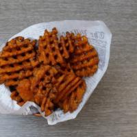Sweet Potato Fries · Add chipotle honey mustard dipping sauce for an additional charge.